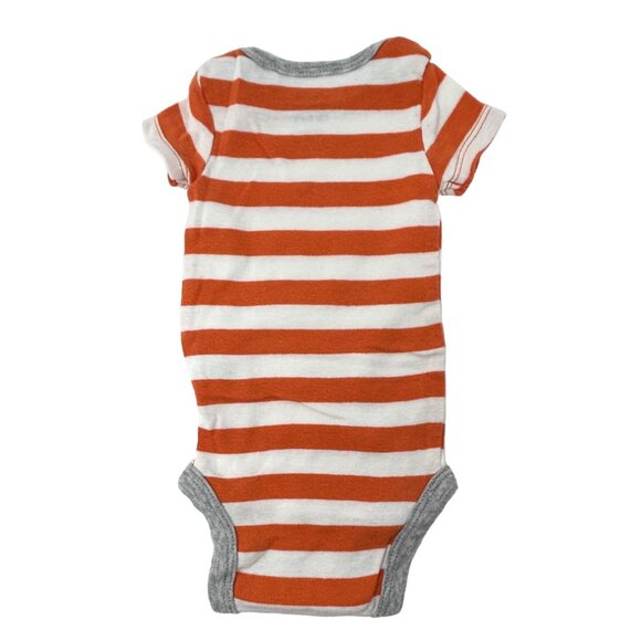Baby Boy's  - 5 Body Suits‎ - White, Greys, Blues, and Orange  - Size Newborn - Picture 8 of 9
